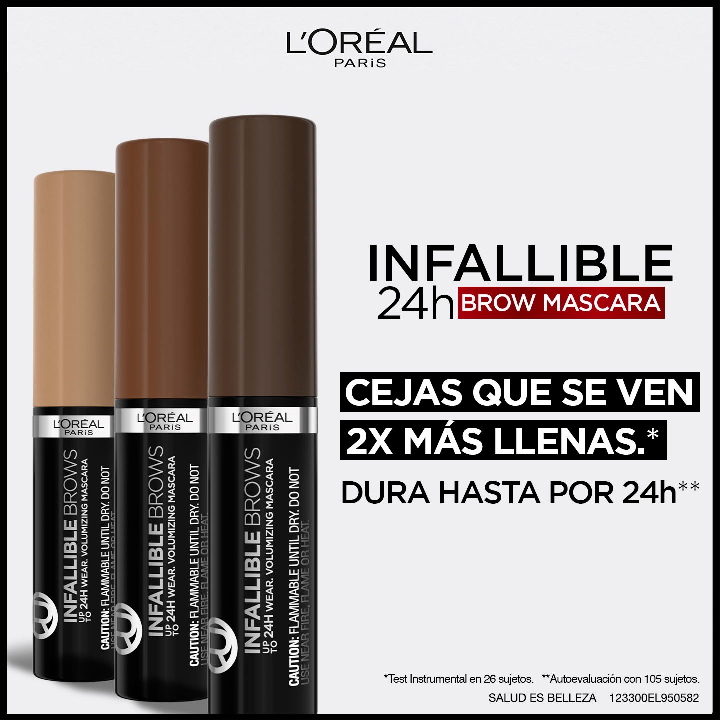 L'Oréal Paris Infallible Brow Mascara Cepillo